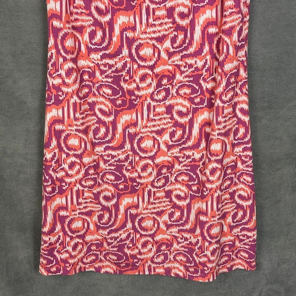 Title Nine Dress Womens Medium Pink Breeze Drape Neck Sleeveless Sporty Outdoor - Picture 3 of 11